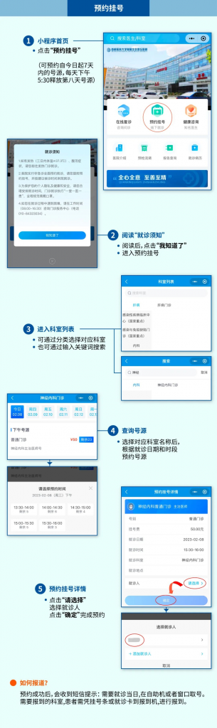 保姆级地坛医院小程序使用教程